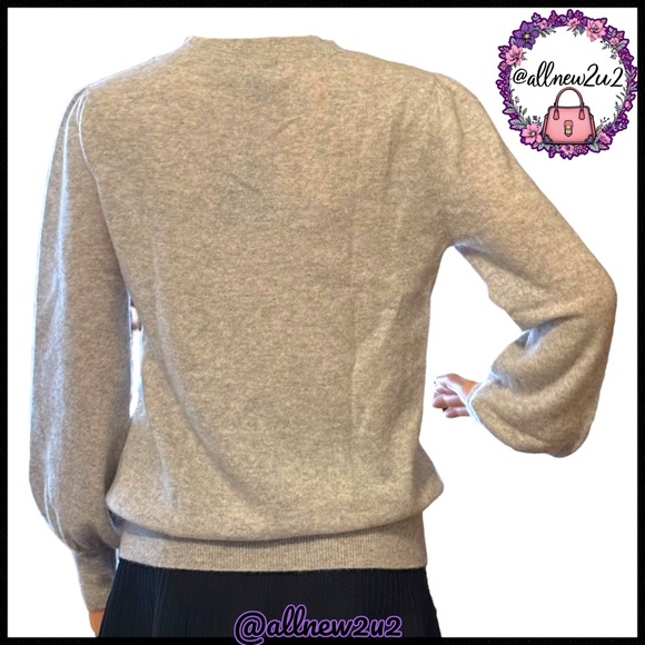 New Charter Club 100% Cashmere Women's Petite Long-Sleeve Crewneck Sweater HP - Picture 7 of 16